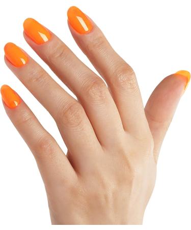 Bluesky Gel Nail Polish Orange Sorbet - Neon04 Bright Long Lasting Chip Resistant 5ml (Requires Drying Under UV LED Lamp) Neon Orange 5 ml (Pack of 1) - Buy Online on GoSupps.com