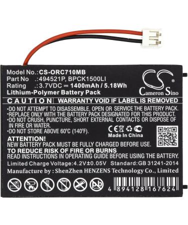 Buy BPCK1500LI 1400mAh Battery for BabySense 5 & Care Watches - Fast International Shipping - Buy Online on GoSupps.com