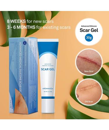 Aroamas Scar Gel - Professional Grade Advanced Scar Removal Treatment 1.06 oz - Buy Online on GoSupps.com