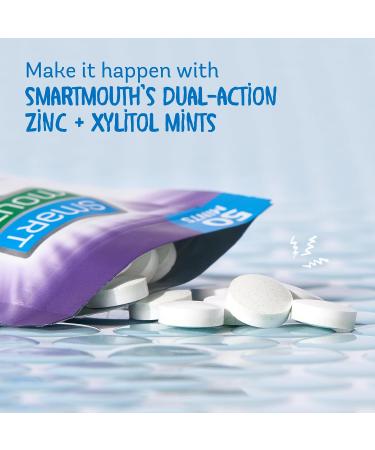 Buy SmartMouth Dry Mouth Dual-Action Mints - Sugar-Free Breath Mints 50 Count (8 Pack) - Refreshing Mellow Mint for International Shipping - Buy Online on GoSupps.com