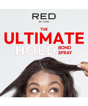 Red by Kiss Lace Bond Hold Spray Styler Fixer The Ultimate Adhesive Spray for Wigs Active Use Fast Drying Up to 72Hours 20X Stronger Hold Daily Wig Applications 7.8 Fl Oz (Pack of 1) - Buy Online on GoSupps.com