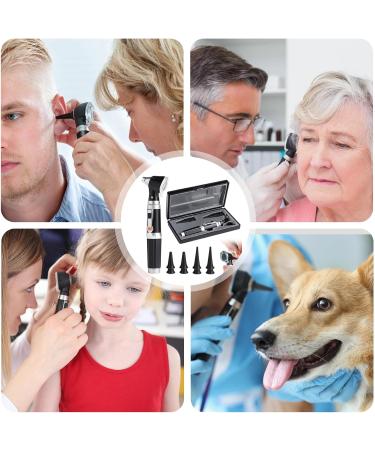 ACBOOR OTOSCOP: 3X Magnification Otoscope Set for Adults Children & Pets - 4 Speculum Tips 8 Earplugs Hard Plastic Case - Illuminate Your Ear Care - Buy Online on GoSupps.com