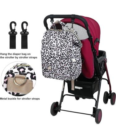 Mimfutu Baby Diaper Backpack | Stylish Leopard Diaper Bag for Moms | International Shipping Available - Buy Online on GoSupps.com