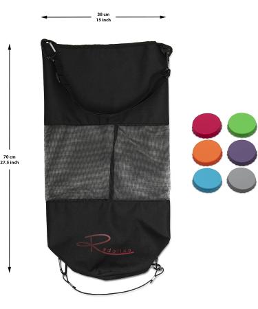Redoliko Boat/Outdoor Trash Bag - Portable Black Mesh with 6 Silicone Can Lid Covers - Buy Online on GoSupps.com