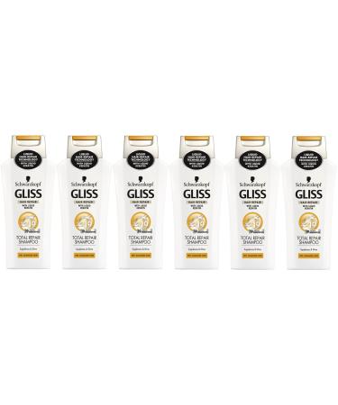 Schwarzkopf Schwarzkopf Gliss Total Repair Repair Shampoo 250ml x 6