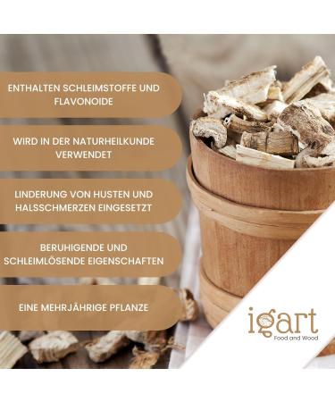 IGART Marshmallow Root 200g Marshmallow Root Radix Althaeae A natural source of relief for the throat and respiratory tract Ideal for colds - Buy Online on GoSupps.com