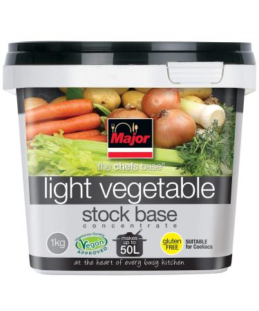 Major Gluten Free Concentrated Light Vegetable Stock Base - 1x1kg