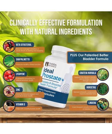 Ideal Prostate Plus: Natural Prostate Relief Supplement for Men with Reishi Mushroom Extract and Key Vitamins (1 Bottle) - Buy Online on GoSupps.com