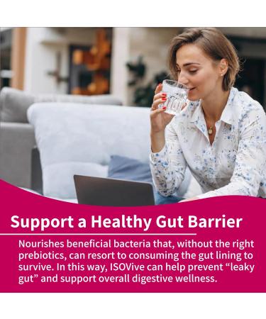 ISOThrive ISOVive Prebiotic Liquid Supplement (30-Day Supply) Natural Heartburn and Bloating Relief - Naturally Fermented Daily Fiber - Formerly - Buy Online on GoSupps.com
