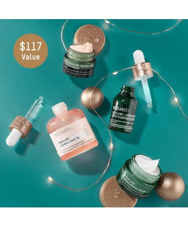 Biossance Miracle Moisture Set - Vitamin C Rose Oil Copper Peptide Serum Omega Repair Cream & Marine Algae Eye Cream | International Shipping Available - Buy Online on GoSupps.com