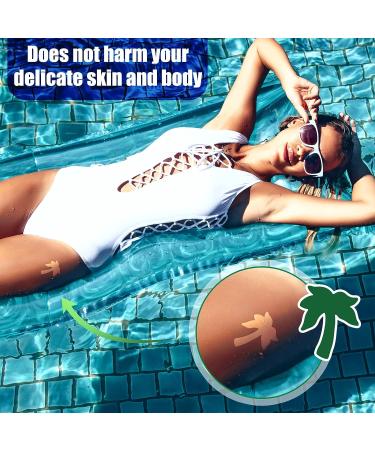 400-Piece Tanning Bed Stickers for Body, Funny Heart Labels, Self-Adhesive Sun Tan Stickers, 100 Pieces Per Roll - 1.2 x 0.8 Inches - Buy Online on GoSupps.com