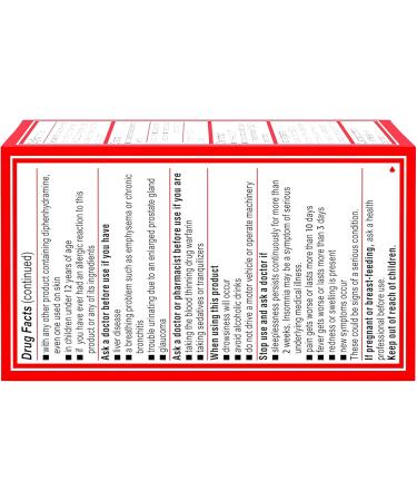 Tylenol PM Extra Strength Caplets - 500mg Acetaminophen & 25mg Diphenhydramine for Nighttime Pain Relief - Non-Habit Forming - 50 ct - Buy Online on GoSupps.com