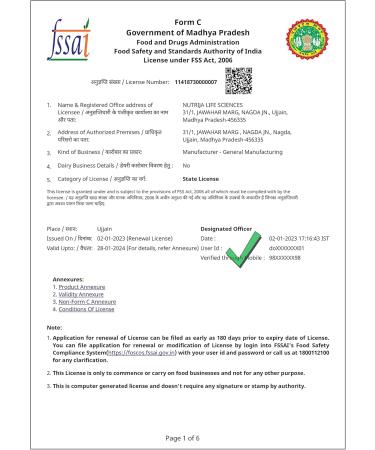 Nutrija Hyaluronic Acid 100mg - 60 Capsules - Buy Online on GoSupps.com