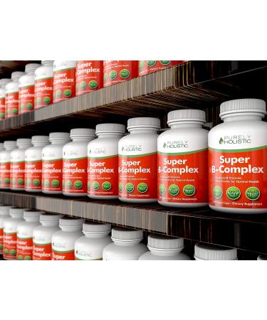 Vitamin B Complex - 8 Super B Vitamins with Choline & Inositol - 180 Vegan Capsules - Made in USA - Buy Online on GoSupps.com
