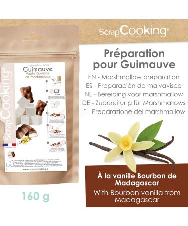 ScrapCooking - Pr paration pour Guimauve Vanille 160 g - Mix pour Chamallow & Ourson Guimauve Maison - Vanille Bourbon de Madasgascar - Cuisine P tisserie - Fabriqu en France - 8555 - Buy Online on GoSupps.com