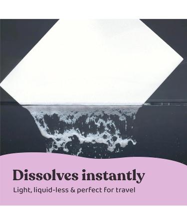 Organic Menstrual Stain Fighting Detergent Strips | Unscented Menstrual Cup & Cloth Diaper Wash | Eco-Friendly Enzyme Blood Stain Remover - Buy Online on GoSupps.com
