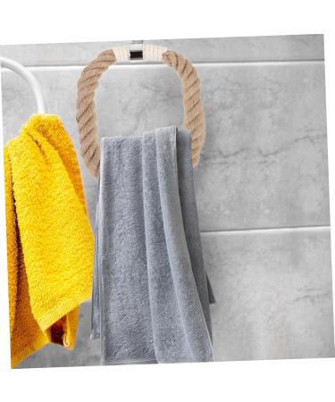 Alipis Towel Clothes Hanger Hand Towel Ring Bathroom Towel Hook Wall-Mounted Hanging Towel Ring - Buy Online on GoSupps.com