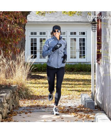 TrailHeads Women's Touchscreen Convertible Running Gloves - Black S/M - Buy Online on GoSupps.com