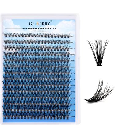 280pcs 0.07mm 40D D-Curl Cluster Lashes Mix 8-16mm - GEMERRY Soft Natural Reusable DIY Eyelash Extensions - Buy Online on GoSupps.com