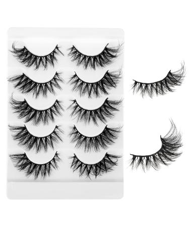 Lash Extension Kit - 10pcs Fluffy Wispy Fox Cat Eye & Volume Curly Strip Lashes for Natural Makeup & Cosplay | Lightweight Black Eyelashes - Buy Online on GoSupps.com