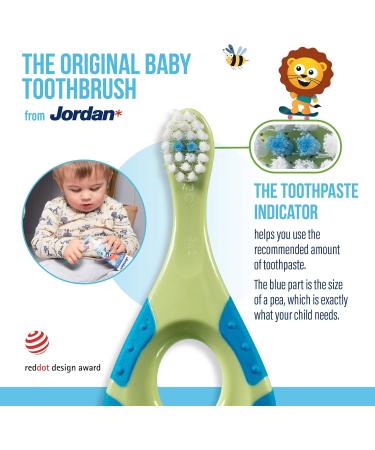 Jordan Step 1 Baby Toothbrush 0-2 Years | Soft Bristles, BPA Free | 2 Pack (Colors Vary) - Buy Online on GoSupps.com