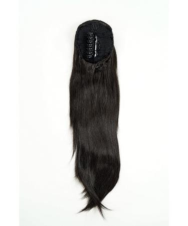 WIG ME UP WK06-4 Dark Brown Voluminous Straight Braid Ponytail Hairpiece - 60 cm Mini Butterfly Clip | International Shipping - Buy Online on GoSupps.com