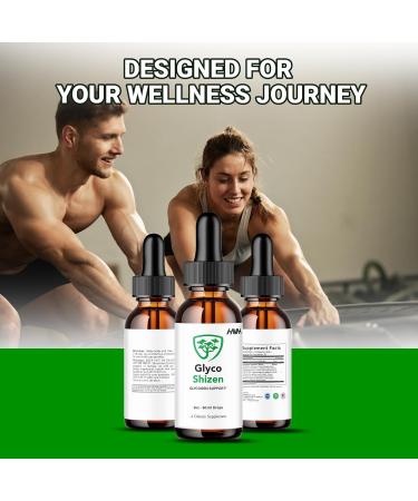 (5 Pack) Glyco Shizen Drops GlycoShizen Advanced Liquid Drop Formula Glyco Shyzen Advanced Overall Health & Wellness Drop Supplement GlycoShyzen Liquid Supplement Wellness Support (10oz / 300ml) - Buy Online on GoSupps.com