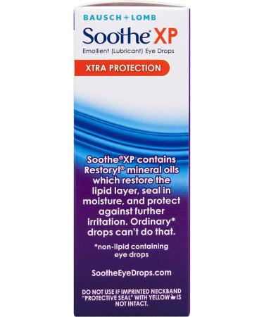 Bausch + Lomb Soothe XP Dry Eye Drops Twinpack - Xtra Protection Lubricant Eye Drops - 0.5 Fl Oz (Pack of 2) - Buy Online on GoSupps.com