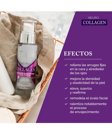 Bielenda Neuro Collagen Serum - Advanced 3 Peptide & Ceramides - Day/Night Face Serum (1 fl oz) - Global Shipping Available - Buy Online on GoSupps.com