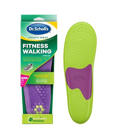 Dr. Scholl's Athletic Series Fitness Walking Insoles Women’s Size 6-11 1 PairMen's 8-14) 1 Pair