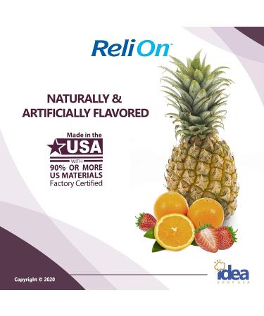 ReliOn Tropical Fruit Glucose Tabs (50ct) - Diabetes Management Solution - Buy Online on GoSupps.com