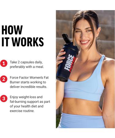 Force Factor Women s Fat Burner Metabolism Booster and Weight-Loss Supplement Support Green Tea Fat Burner Weight-Loss Pills to Help with Energy Diet and Exercise Vegan Non-GMO 60 Capsules 60 Count (Pack of 1) - Buy Online on GoSupps.com