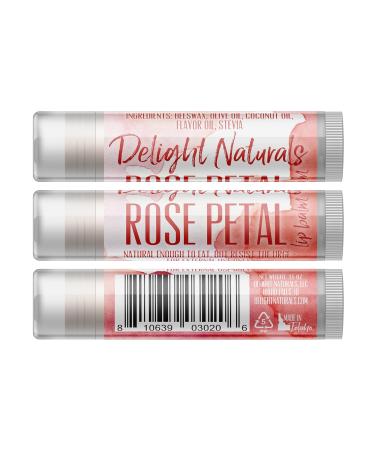 Delight Naturals Sweet Bouquet Lip Balm Set - Honeysuckle Rose Petal Hibiscus - Buy Online on GoSupps.com