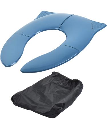 THREE LITTLE TOTS Portable Potty Seat - Dark Teal Folding Travel Potty for Girls and Boys - Safe and Modern Design - Fits Round and Oval Toilets - Includes Travel Bag - Buy Online on GoSupps.com
