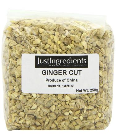 JustIngredients Essential Ginger Thick Slices 250 g - Pack of 2