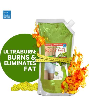blue & navy Bretania - Anti-cellulite Slimming Wrap Gel 1000ml | Face Body & Bath Care | Oily Skin Treatment Acne Detox | Sea Concentrate Transparent 1 l (Pack of 1) - Buy Online on GoSupps.com