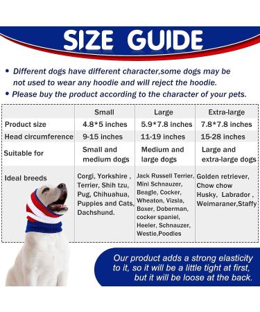 Dog Snood Ear Hoodie & Neck Warmer for Comfort & Anxiety Relief - Pet Earmuff & Protector Costume for Calming Dogs in Bath (4.7 x 5.1 Inch) - Buy Online on GoSupps.com