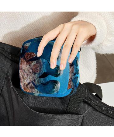 Women s Dolphin Storage Bag - Portable Menstrual & Bandage Organizer | Stylish Napkin Storage for First Period - Buy Online on GoSupps.com