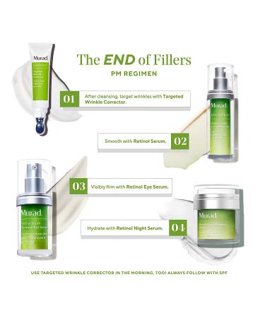 Murad Resurgence Targeted Wrinkle Corrector - Hyaluronic Acid Anti-Aging Cream - 0.5 Fl Oz - Buy Online on GoSupps.com