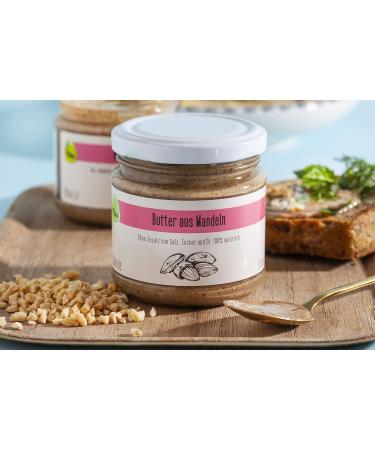 Buy Olini Almond Butter 200ml - Simple Ingredients Delicious Breakfast Spread & Baking Essential Natural Source of Vegetable Proteins - International Shipping Available - Buy Online on GoSupps.com