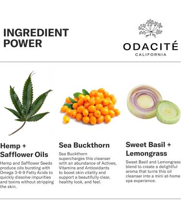 Odacite Montana Harvest Hemp + Sea Buckthorn Omega Oil Cleanser 100ml - Buy Online on GoSupps.com