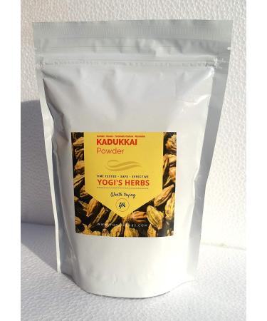 Yogis Herbs Kadukkai Powder 1lb - Fresh Pure Terminalia Chebula Haritaki - Pack of 1 - Buy Online on GoSupps.com