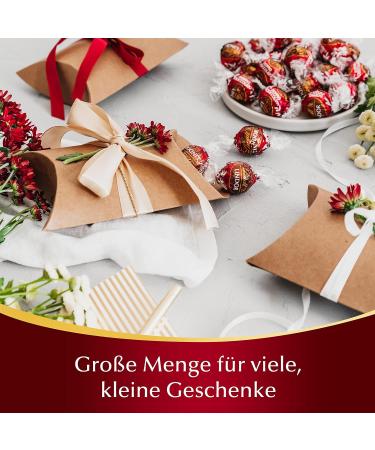 Lindt Lindor Double Chocolate 1 kg Bag | 80 Soft Melting Pralines | Resealable Large Pack | Ideal Gift for Chocolate Lovers - Buy Online on GoSupps.com