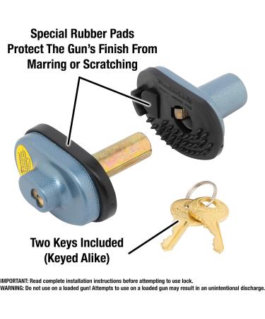 Master Lock 90TRISPT Gun Trigger Lock with Key  Pack 3 of Keyed-Alike   White - Buy Online on GoSupps.com