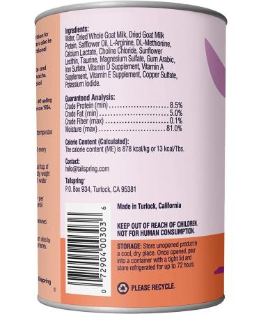 Tailspring Milk Replacer for Kittens - Liquid Ready-to-Feed - Whole Goat Milk - 12 Fl Oz - Buy Online on GoSupps.com