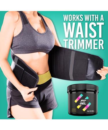 Fit Gel Workout Enhancer Sweat Gel Thermogenic Sweat Cream for Increased Circulation & Intense Perspiration | Pre-Workout Booster for Gym Running & Cardio Black New Formula 8.8 Ounce (Pack of 1) - Buy Online on GoSupps.com