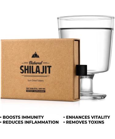 Natural Shilajit Tablets 120 Dry Drops 100% Pure Shilajit for Men & Women with Fulvic Acid & 85+ Trace Minerals for Peak Physical & Mental Performance Immune Health & Detox (4 Month Supply) - Buy Online on GoSupps.com