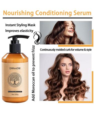 Moisturizing Curl Cream for All Hair Types | Leave-In Hydrating Styling & Definition | Long-Lasting Moroccan Volume for Men & Women - Buy Online on GoSupps.com