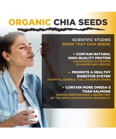 Organic Chia Seeds 1kg - Natural Source of Omega-3 & Protein | MySuperfoods - Buy Online on GoSupps.com