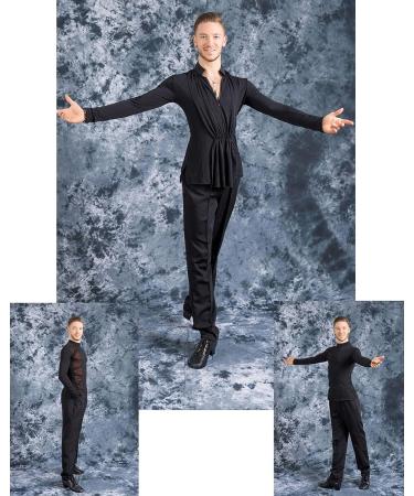 SCGGINTTANZ G5013 Men's Latin Modern Ballroom Dance Harlan Trousers/Pants - Black (Small) - Buy Online on GoSupps.com